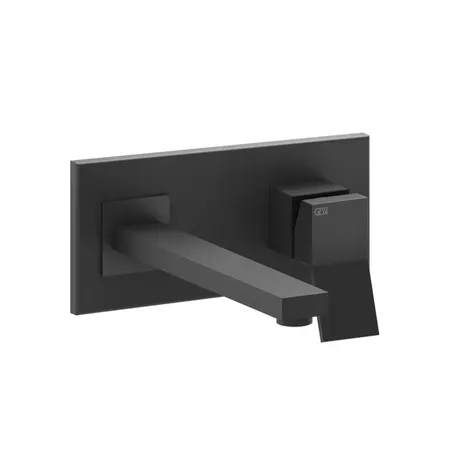 Gessi Rettangolo K Смеситель для раковины, встраиваемый, однорычажный, излив, внешние части, цвет: Black XL
