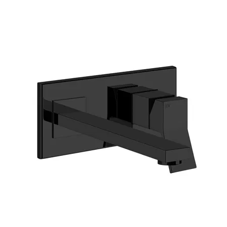 Gessi Rettangolo K Смеситель для раковины, встраиваемый, однорычажный, излив, внешние части, цвет: Black XL