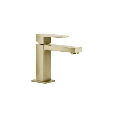 Gessi Rettangolo Смеситель для раковины, на 1 отв, цвет: Brass Br. PVD