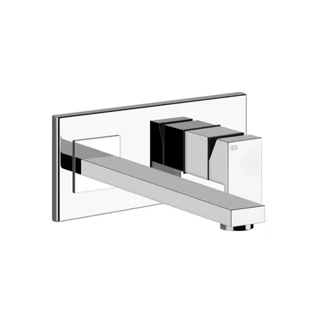 Gessi Rettangolo Встраиваемый однорычажный смеситель, излив, внешние части, цвет: хром