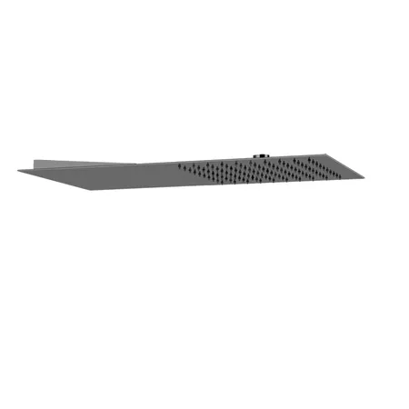 Gessi Tremillimetri Верхний душ QUADRO, цвет: Black Metal Brushed PVD