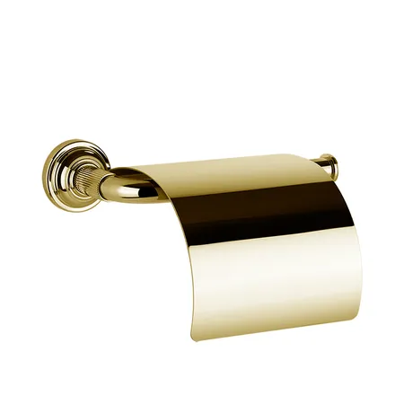 Gessi Venti20 Держатель т/б, с крышкой, подвесной, цвет: Gold PVD