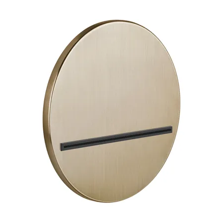 Gessi Venti20 Излив настенный, каскадный, цвет: Warm Bronze Br. PVD