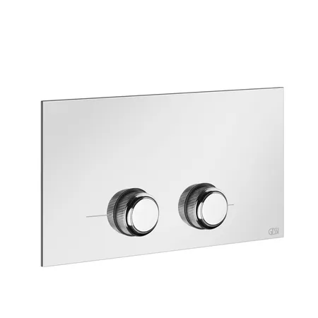 Gessi Venti20 Клавиша смыва для унитаза двойная, для инсталляций Viega, цвет: хром