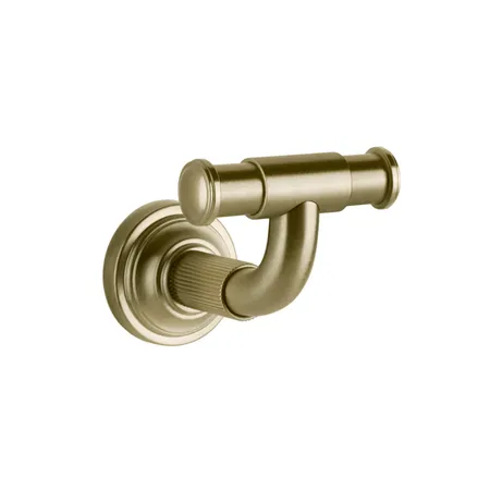 Gessi Venti20 Крючок двойной, цвет: Brushed Brass PVD