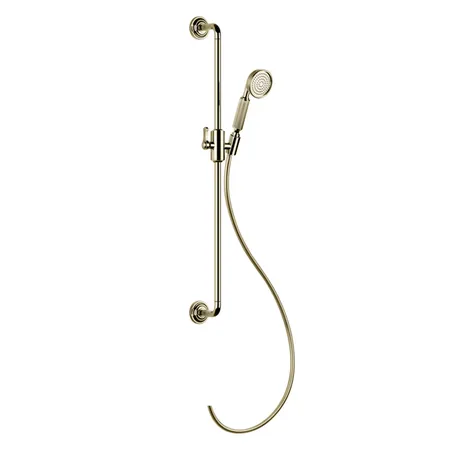 Gessi Venti20 Штанга для душа, с ручным душем и шлангом, цвет: Brass PVD