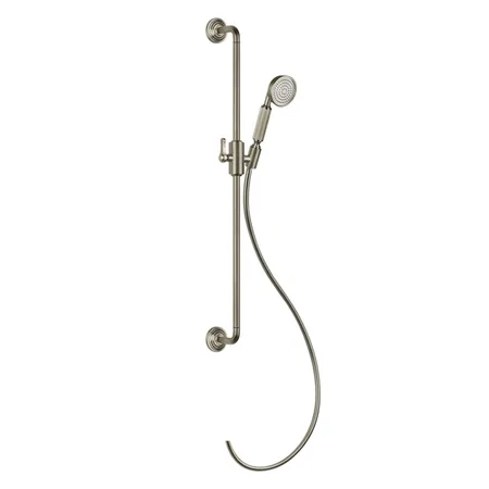 Gessi Venti20 Штанга для душа, с ручным душем и шлангом, цвет: Finox Brushed Nickel