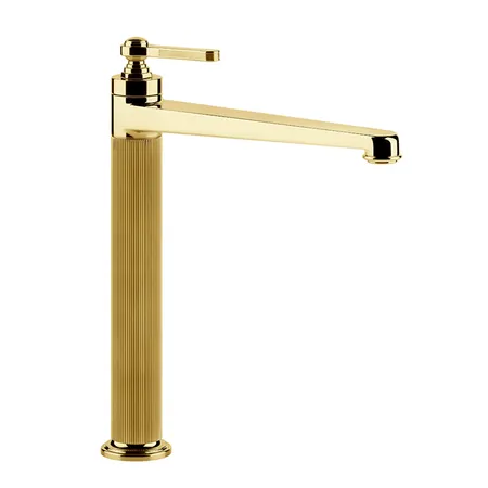 Gessi VENTI20 Смеситель для раковины, на 1 отв, высокий, цвет: Gold PVD