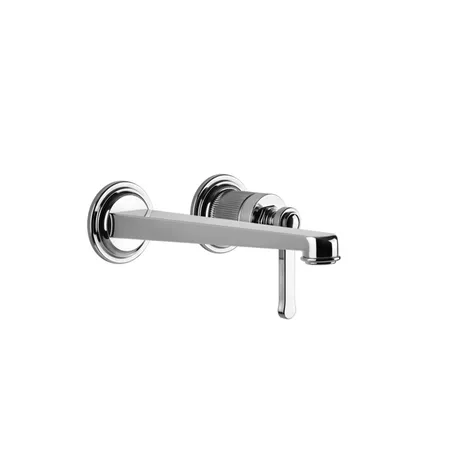 Gessi Venti20 Смеситель для раковины настенный, встраиваемый, однорычажный, излив, внешняя часть, цвет: хром