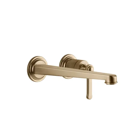 Gessi Venti20 Смеситель для раковины, встраиваемый, излив:, внешняя часть, цвет: Warm Bronze Br. PVD