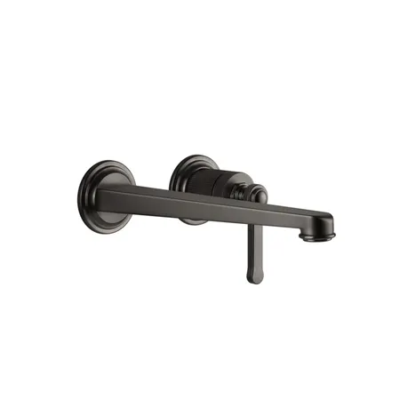 Gessi Venti20 Смеситель для раковины, встраиваемый, излив:, внешняя часть, цвет: Black Metal Brushed PVD