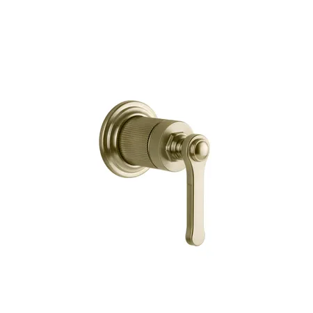 Gessi Venti20 Смеситель для душа, встраиваемый, цвет: Brushed Brass PVD