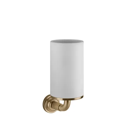 Gessi Venti20 Стакан подвесной, цвет: белый, фурнитура Warm Bronze Br. PVD
