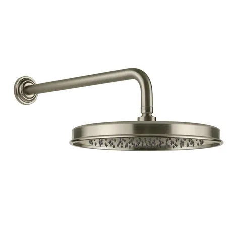 Gessi Venti20 Верхний душ, с настенным держателем, цвет: Finox Brushed Nickel