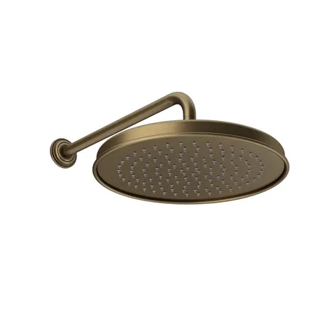 Gessi Venti20 Верхний душ, с настенным держателем, цвет: Antique Brass