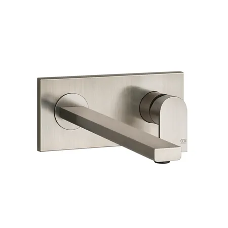 Gessi Emporio Via manzoni Смеситель для раковины, встраиваемый, излив:, цвет: Finox Brushed Nickel