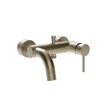 Gessi Emporio Via tortona Смеситель для ванны, подвесной, с автоматическим переключателем ванна-душ, цвет: Finox Brushed Nickel
