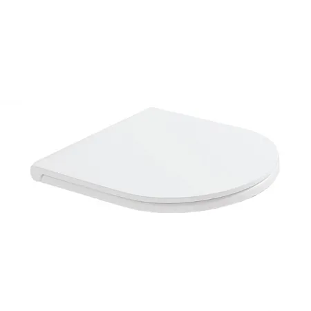 Globo Forty3 Сиденье новое быстросъемное для унитаза FOS02/FOS03/FO001/FO002/FOB03/FOB05/FOB01/FOB02, duroplast, с микролифтом, цвет: белый/хром