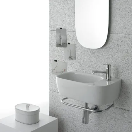 Globo Genesis Раковина, без отв, подвесная, цвет: белый
