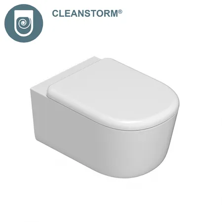 Globo Lalita Унитаз подвесной, безободковый, смыв Tornado (CLEANSTORM), цвет: белый