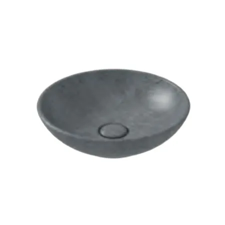 Globo Le Pietre Раковина, без отв, накладная, с донным клапаном, цвет: Peperino grigio