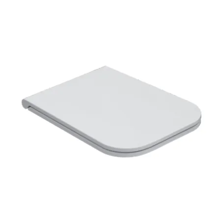Globo Stone Сиденье для унитазов, микролифт, цвет: белый/хром