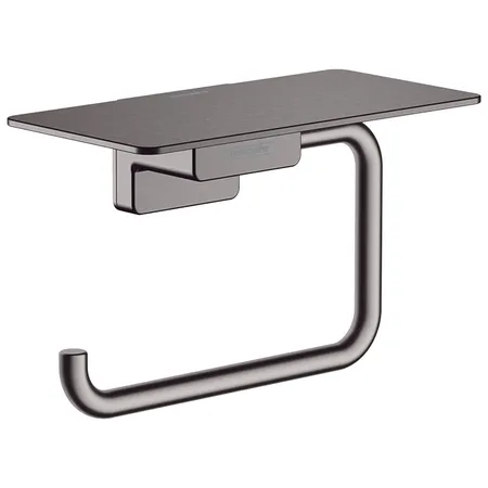 Hansgrohe AddStoris Держатель т/б с полкой, цвет: шлифованный черный хром
