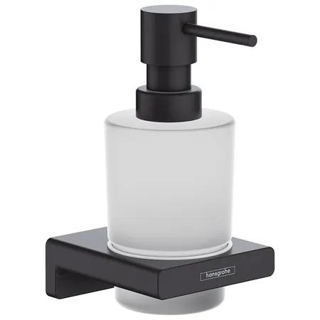 Hansgrohe AddStoris Диспенсер для жидкого мыла, цвет: черный матовый