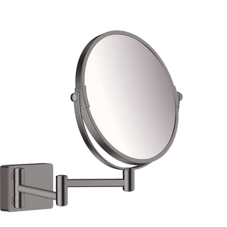 Hansgrohe AddStoris Косметическое зеркало, цвет: шлифованный черный хром
