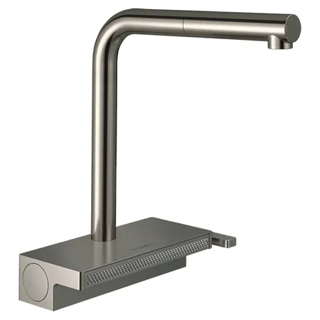 Hansgrohe Aquno Select M81 Смеситель для кухни 250, на 1 отв, с вытяжным душем, 2jet, sBox, цвет: нержавеющая сталь
