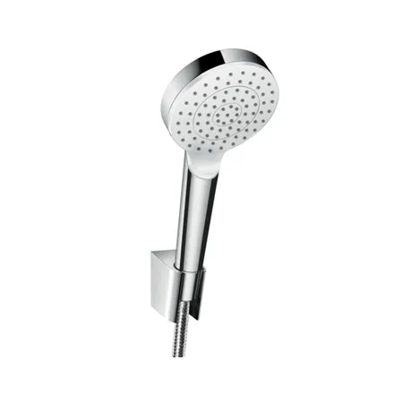 Hansgrohe Crometta 1jet Porter Ручной душ, с держателем, цвет: белый/хром