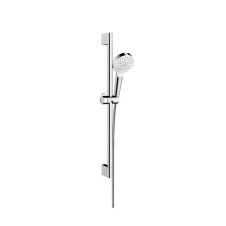 Hansgrohe Crometta Vario Unica Душевой набор: штанга, ручной душ, 1jet (Rain), шланг, цвет: белый/хром