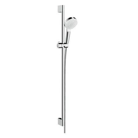 Hansgrohe Crometta Vario Unica Душевой набор: штанга, ручной душ, 1jet (Rain), шланг, цвет: белый/хром