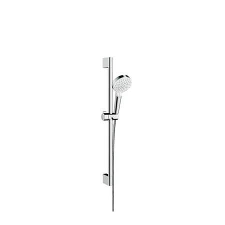 Hansgrohe Crometta Vario Unica Душевой набор: штанга, ручной душ, 2jet (Rain, IntenseRain), шланг, цвет: белый/хром