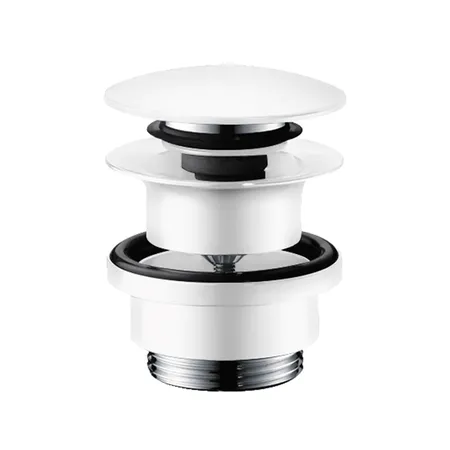 Hansgrohe Донный клапан для раковины и биде, push-open, цвет: белый матовый