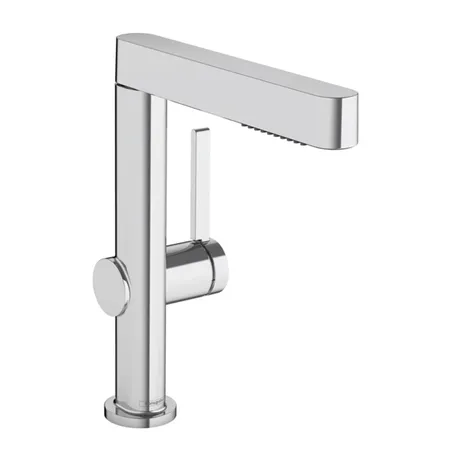 Hansgrohe Finoris Смеситель для раковины, 1 отв, с донным клапаном Push-Open, цвет: хром