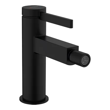 Hansgrohe Finoris Смеситель для биде, на 1 отв, с донным клапаном, цвет: черный матовый