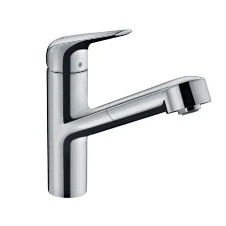 Hansgrohe Focus Смеситель для кухни, однорычажный, на 1 отв, с выдвижной лейкой, мax, цвет: хром