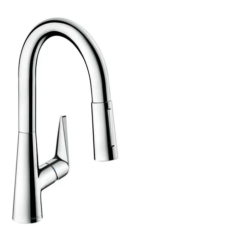 Hansgrohe Talis M51 Смеситель для кухни на 1 отв, поворотный излив: с вытяжным душем, 2jet, h:, цвет: хром