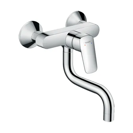 Hansgrohe Logis M31 Смеситель для раковины настенный, излив:, цвет: хром