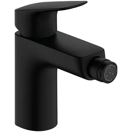 Hansgrohe Logis Смеситель для биде, 1 отв, с донным клапаном, цвет: черный матовый
