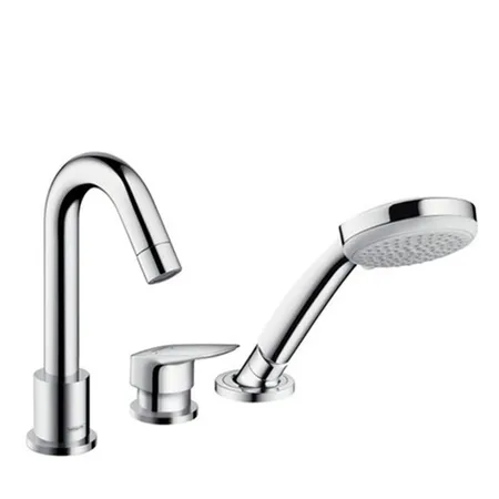 Hansgrohe Logis Смеситель на край ванны, на 3 отв, цвет: хром