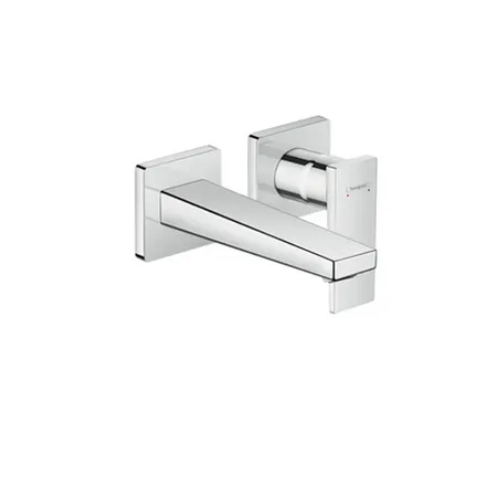 Hansgrohe Metropol Смеситель для раковины,.однорычажный, настенный, излив:, внешняя часть, цвет: хром