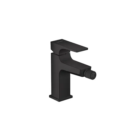 Hansgrohe Metropol Смеситель для биде на 1 отв, с донным клапаном, излив, цвет: черный матовый
