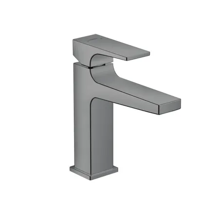 Hansgrohe Metropol Смеситель для раковины 110, на 1 отв, с донным клапаном, излив, цвет: шлифованный черный хром
