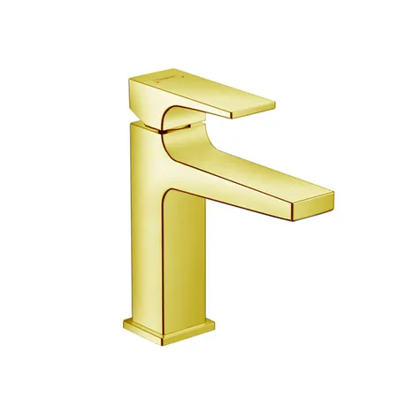 Hansgrohe Metropol Смеситель для раковины 110, на 1 отв, с донным клапаном, излив, цвет: золото