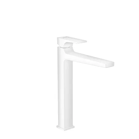 Hansgrohe Metropol Смеситель для раковины 260, на 1 отв, с донным клапаном, излив, цвет: белый матовый