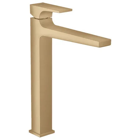 Hansgrohe Metropol Смеситель для раковины, на 1 отв, с донным клапаном, излив:, цвет: шлифованная бронза