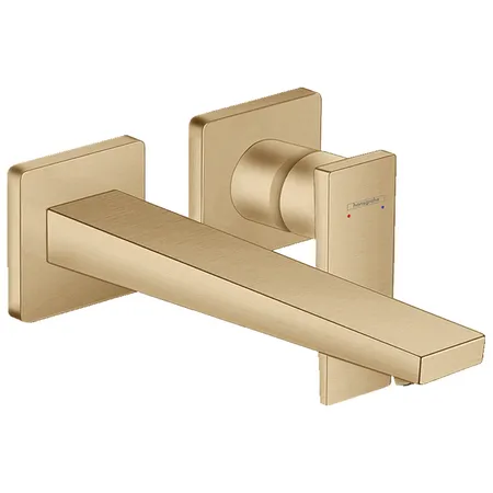 Hansgrohe Metropol Смеситель для раковины, встраиваемый, излив:, внешняя часть, цвет: шлифованная бронза