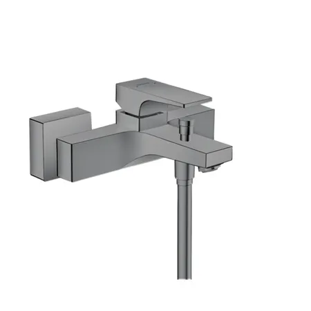 Hansgrohe Metropol Смеситель для ванны настенный, излив, цвет: шлифованный черный хром
